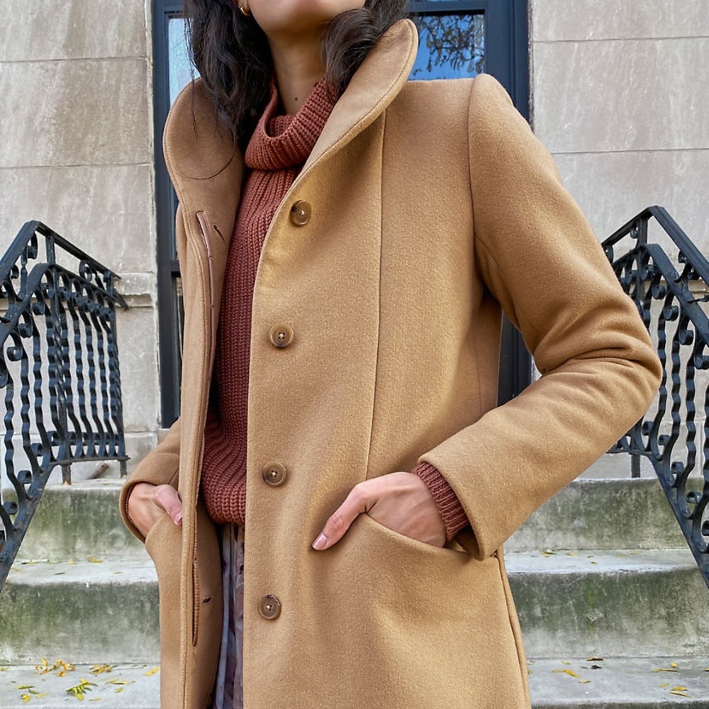 The Cocoon Coat by Aritzia - Wool & Cashmere, Camel